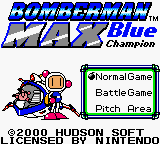 Bomberman Max - Blue Champion